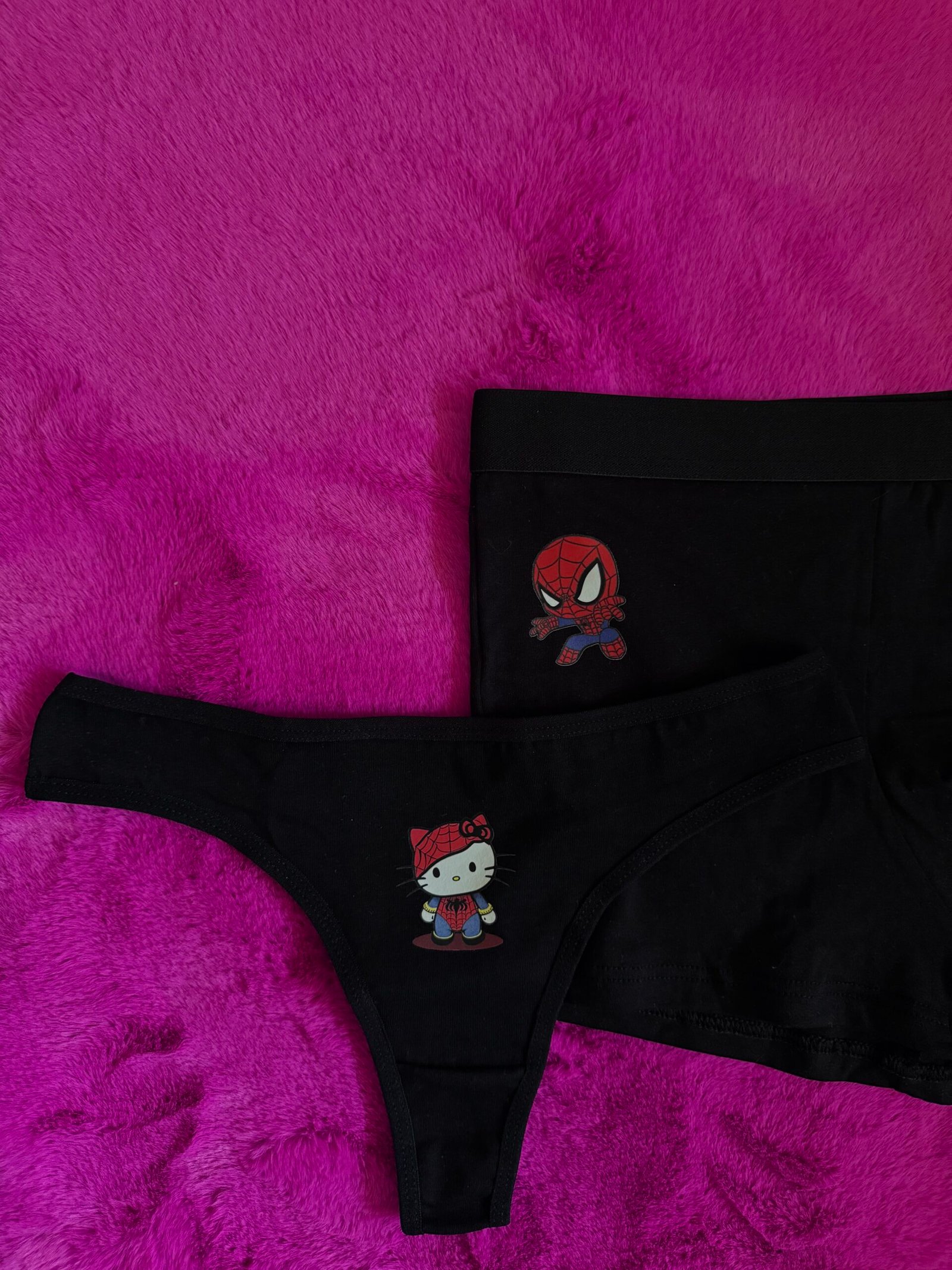 Set Hello Kitty e Spiderman